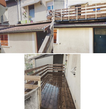 Création d'une terrasse